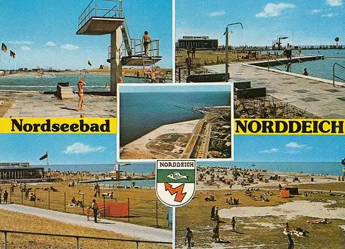 Nordseebad Norddeich Mehrbildkarte ngl E1842