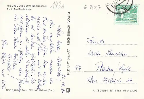 Neuglobsow Am Stechlin-See gl1984 E2127