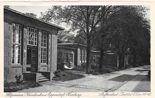 Hamburg-Eppendorf Allg. Krankenhaus Stoffwechsel-Institut ngl 161.873