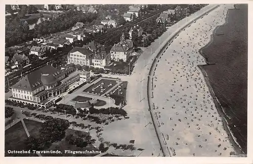 Ostseebad Travemünde Fliegeraufnahme gl1937 161.922