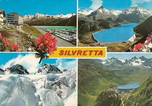 Silvretta, Mehrbildkarte glum 1960? E3760