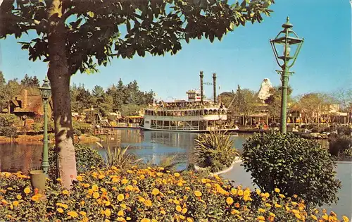 Disneyland Park Frontierland Sternwheeler Mark Twain Raddampfer gl1969 164.117
