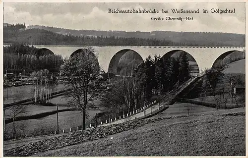 Autobahnbrücke bei Weißensand im Göltzschtal gl1939 161.255