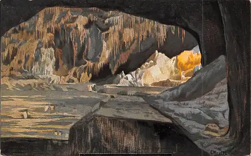 Saalfeld (Saale) Feengrotten Gralsburg im Märchendom ngl 162.495