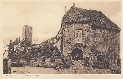 Eisenach, Wartburg, Der Eingang ngl E4255
