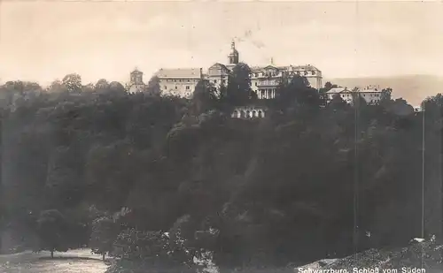 Schwarzburg Schloss vom Süden ngl 162.525