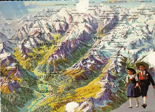 Panorama vom Inner-Ötztal und seiner Gletscherwelt gl1968? E2166