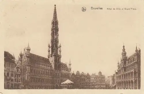 Bruxelles, Hôtel de Ville et Grand'Place ngl E4265