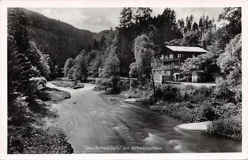 Das Schwarzatal mit Schweizerhaus nahe Schwarzburg gl1938 162.516