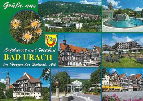 Bad Urach, Mehrbildkarte ngl E2879