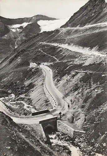 Großglockner-Hochalpenstraße Freiwandkehren vor der Franz Josefs-Höhe ngl E1998