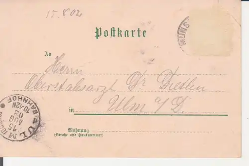 Truppenübungsplatz im Hardt bei Münsingen LITHO gl1902 225.677