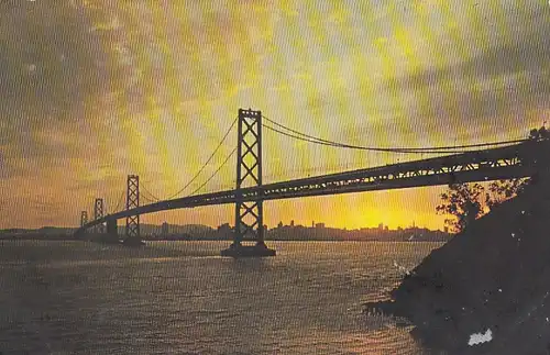 San Francisco, Oakland Bay Bridge gl1965 E2058
