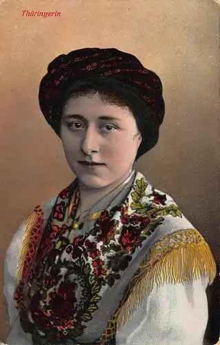 Thüringerin in Tracht ngl 161.300