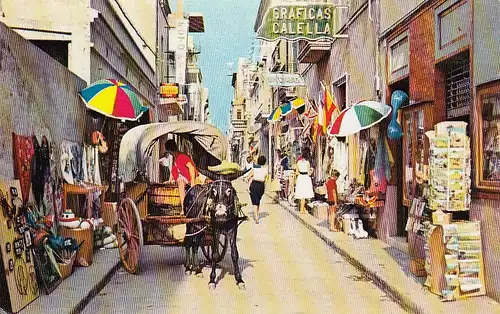 Costa Brava,Callela de la costa, Calle de la Iglesia gl1961 E2028