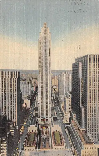 New York City NY Rockefeller Center gl1952 165.236