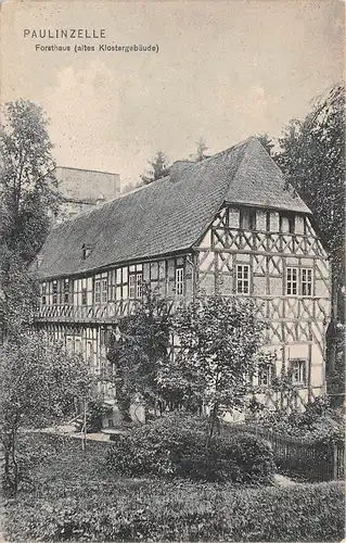 Klosterruine Paulinzella Forsthaus altes Klostergebäude ngl 162.584