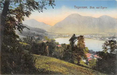 Tegernsee Blick auf Egern gl1931 162.595