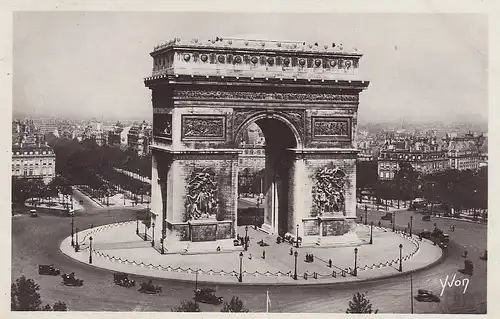 Paris, Le Arc de triomphe de l'Etoile gl1929 E2077