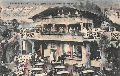 Düsseldorf Alpen-Restaurant Zillertal im Artushof gl1905 165.519