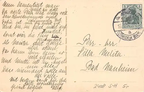 Timmendorfer Strand Wilde See am Strand gl1914 163.576