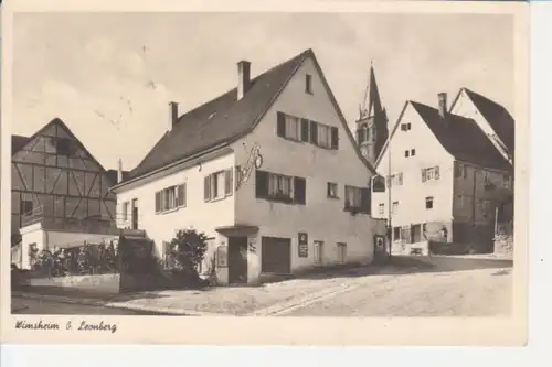 Wimsheim bei Leonberg Gasthaus und Kaffee zum Adler gl1947 226.319