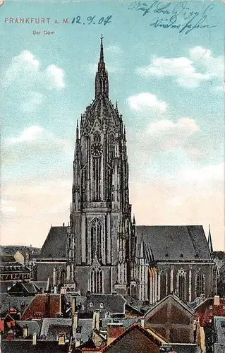 Frankfurt a.M. Der Dom gl1907 162.009