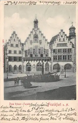 Frankfurt a.M. Neue Römer-Fassade gl1900 161.996