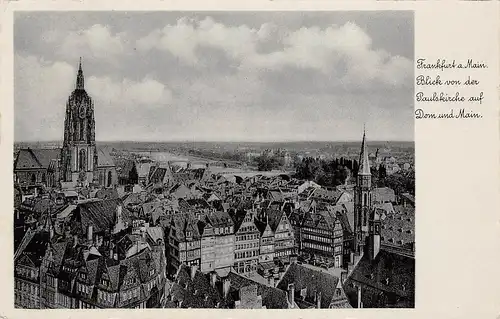 Frankfurt a.M. Panorama gl1937 162.008