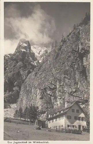 Das Jagdschloß im Wimbachtal gl1930 E4389