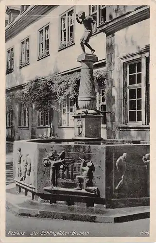 Koblenz a.Rh. Der Schängelschen-Brunnen gl1943 163.482