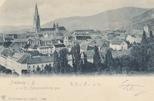 Freiburg im Breisgau, von der St.Johanniskirche gesehen gl1902 E3872