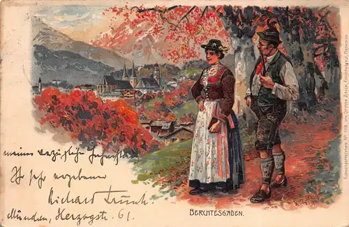 Bayrische Trachten: Berchtesgaden gl1923 161.330