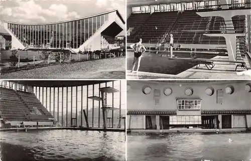 Wuppertal-Eberfeld Stadtbad in 4 Ansichten gl1973 163.417
