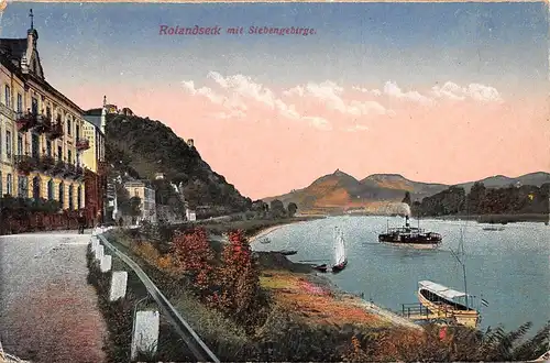 Rolandseck am Rhein mit Siebengebirge ngl 163.715