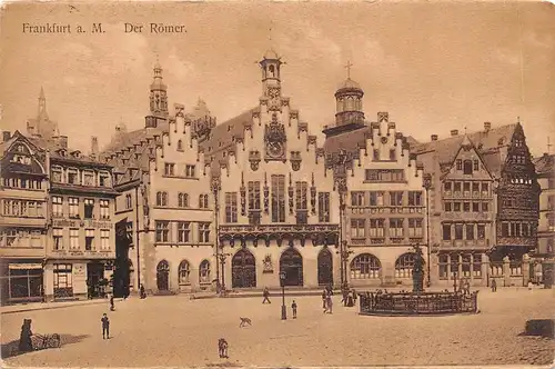 Frankfurt a.M. Der Römer gl1917 163.724