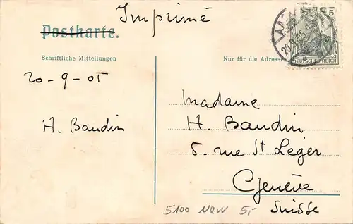 Aachen Rathaus Rückseite gl1905 163.446