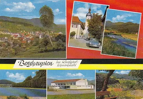 Berghaupten im Kinzigtal, Schwarzwald, Mehrbildkarte ngl E2407