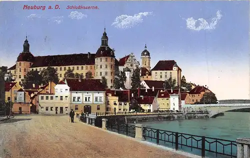 Neuburg a.d.Donau Schlosskaserne gl1918 162.829