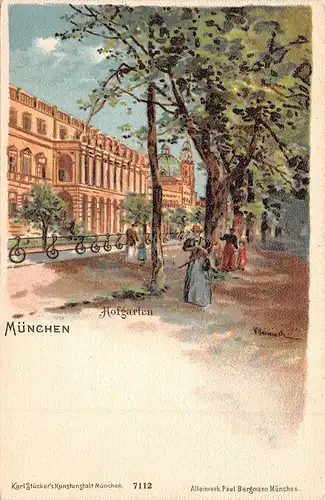 München Hofgarten Künstlerkarte ngl 162.840