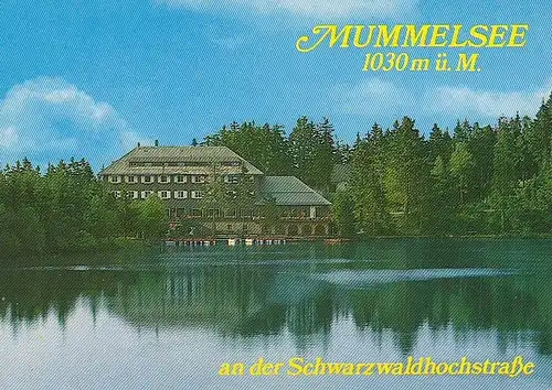 Berghotel Mummelsee an der Schwarzwaldhochstraße ngl E3027
