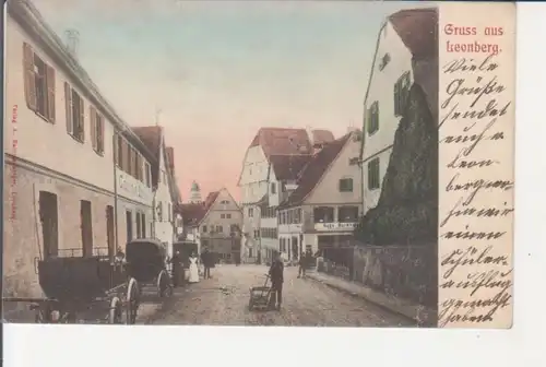 Leonberg Straßenpartie Geschäfte ngl 226.307