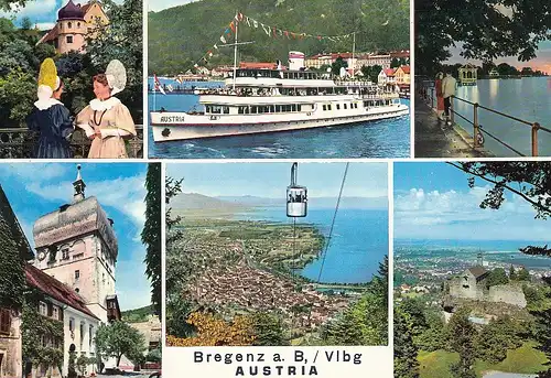 Bregenz, Mehrbildkarte glum 1960? E2319