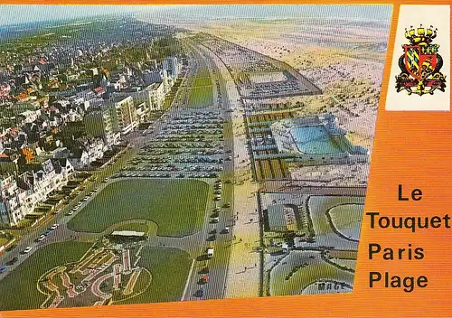 Le Touquet-Paris-Plage, Le Boulevard de la Mer et la Plage ngl E2519
