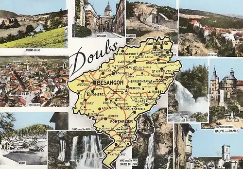 Doubs - Mehrbildkarte glum 1960? E2469