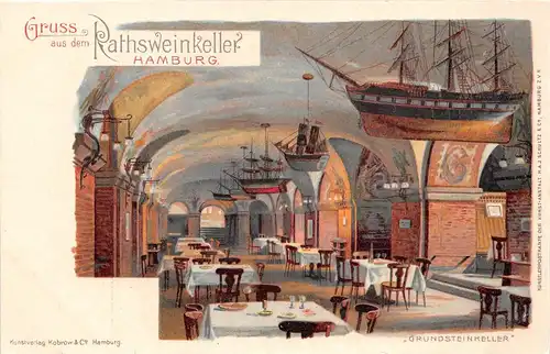Hamburg Rathsweinkeller "Grundsteinkeller" ngl 165.678