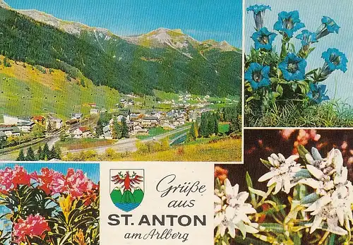 Grüße aus St.Anton am Arlberg, Mehrbildkarte glum 1970? E2337