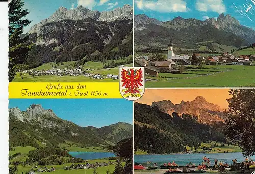 Grüße aus dem Tannheimertal, Mehrbildkarte glum 1970? E2332