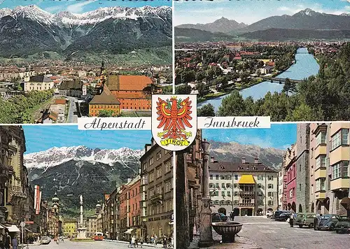 Innsbruck, Mehrbildkarte glum 1960? E2342