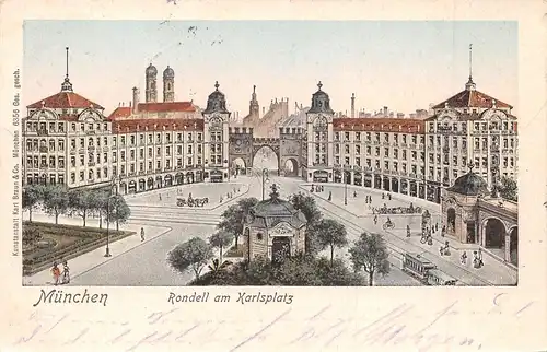 München Karlsplatz Das Rondell gl1902 162.951